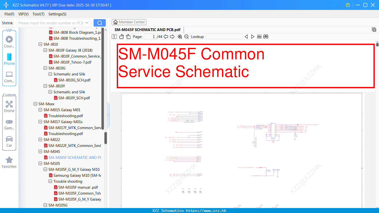 Samsung SM-M045F SCHEMATIC AND PCB